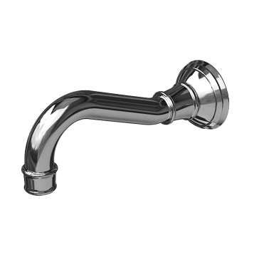 Flat Black Tub Spout R99187