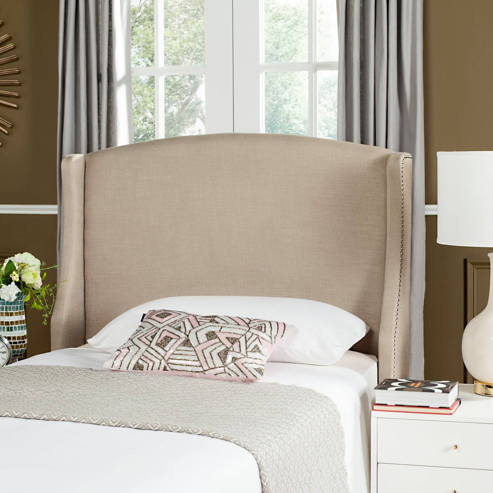 Taupe Winged Headboard Twin P3275