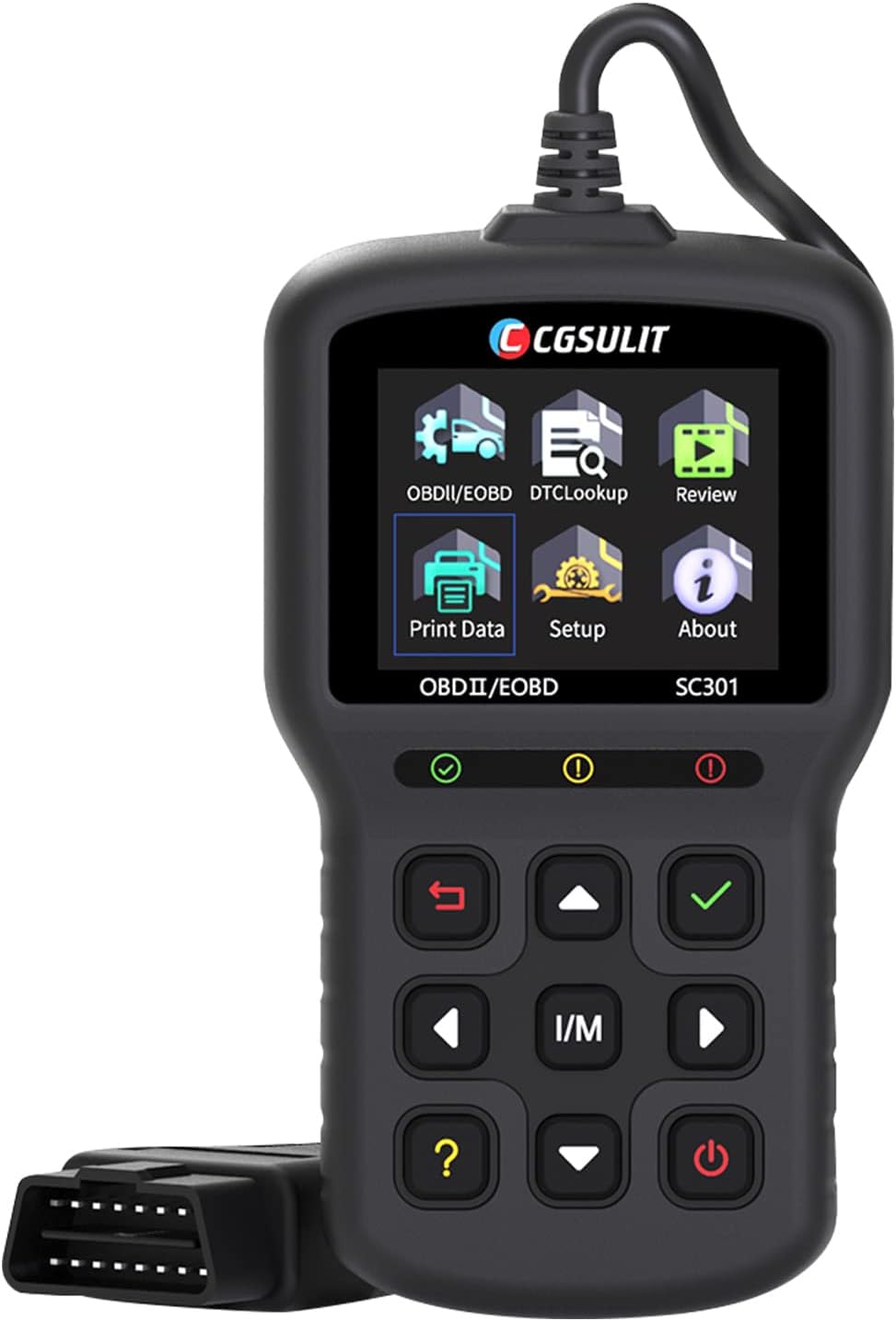 OBD2 Scanner Car Code Reader with Reset Full OBDII Functions Diagnostic Scan Tool, Black Pack of 2 F149