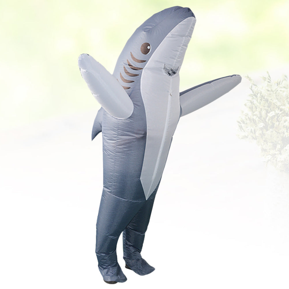 Grey Dolphin Inflatable Costume A245547