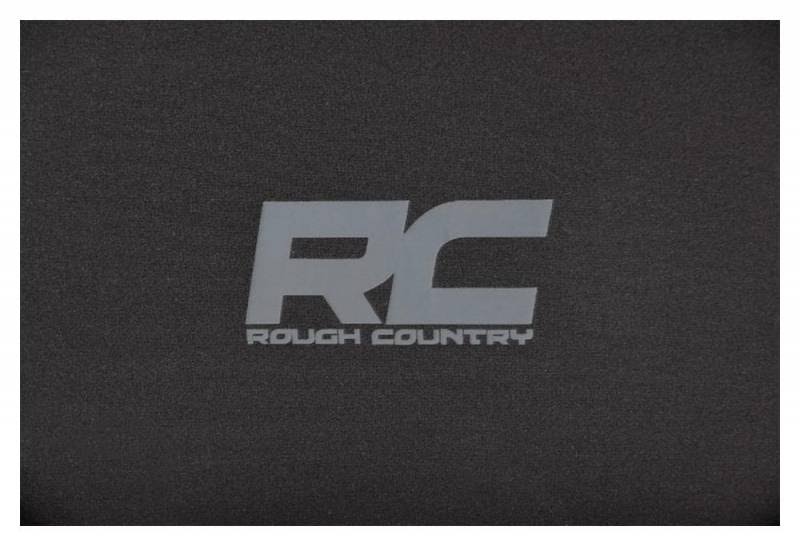 Black Neoprene Seat Covers Front and Rear S6557