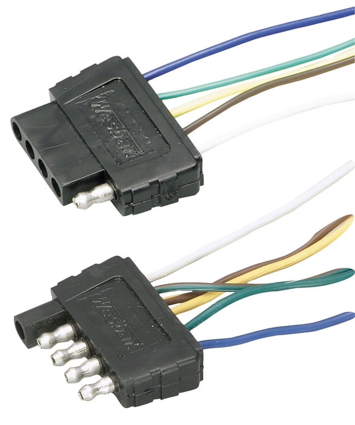 5-Way 25' Wishbone Trailer Wiring Kit with 4' Trunk Connector N95015