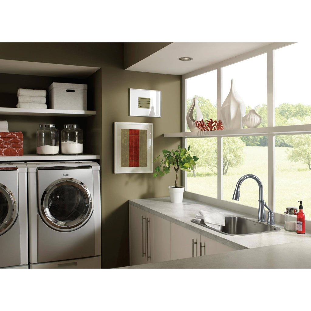 Arctic Stainless Pull-Down Kitchen Faucet E900383