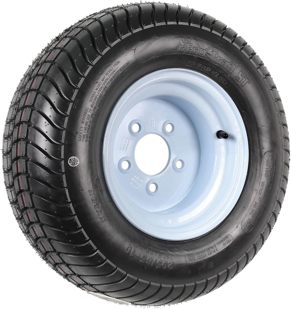 20.5X8.0-10 5 Lug Trailer Tire On Rim N290374