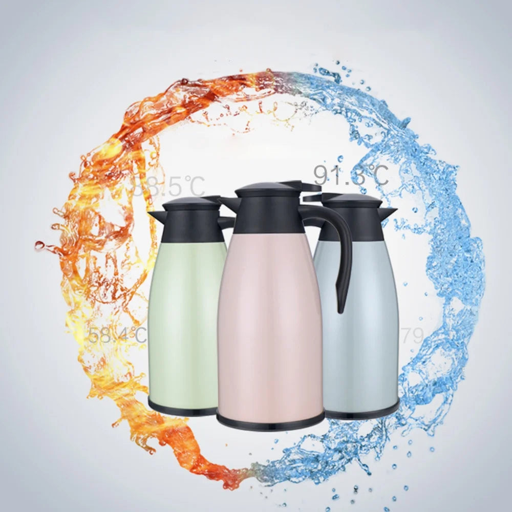 Stainless Steel Insulation Bottle Double Walled Flask 2L N714