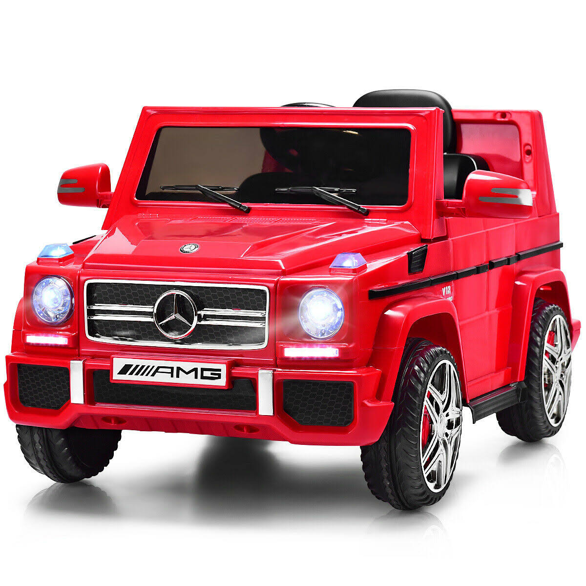 Black Remote Control Kids Riding Car D482767