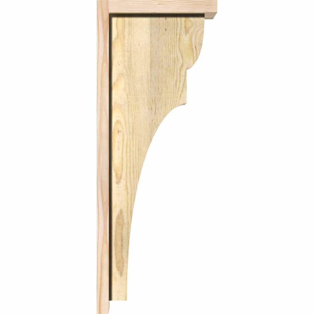 Rough Sawn Corbel with Backplate, Douglas Fir N951329
