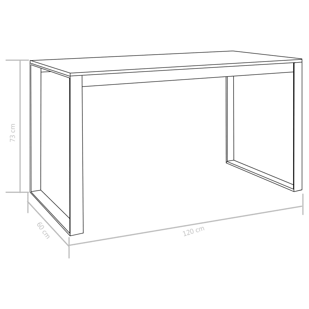 White Computer Desk M97404
