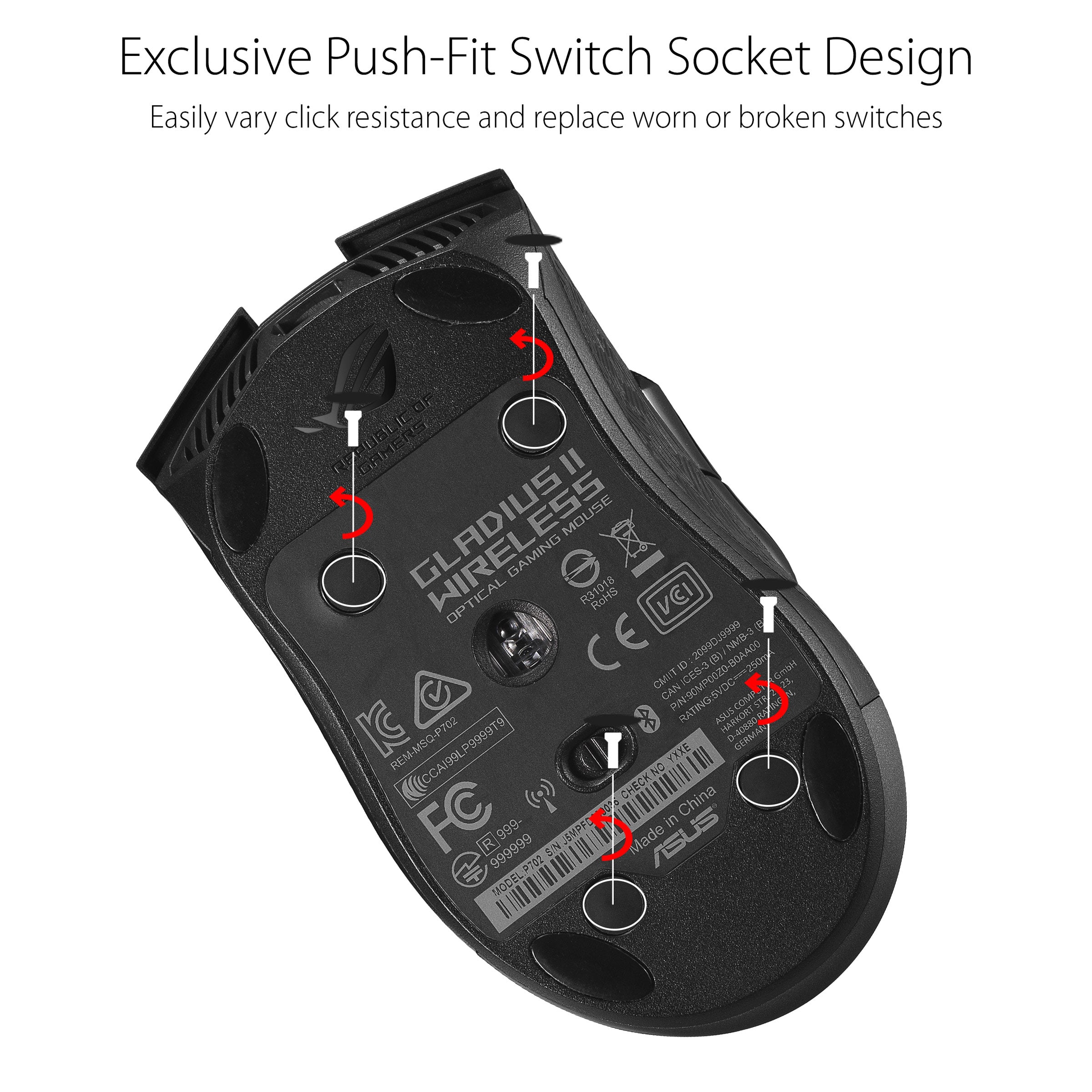 Wireless Optical Gaming Mouse L653662