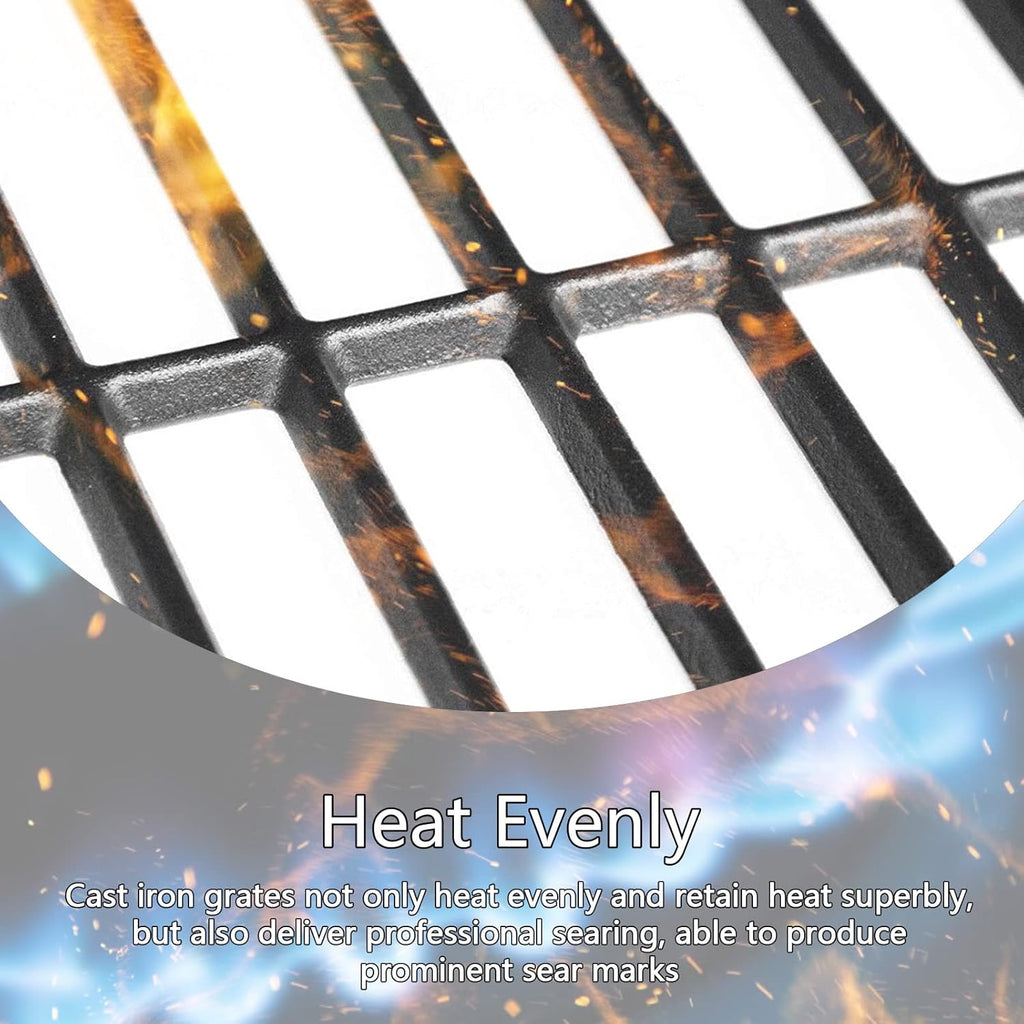 18 Inch Cast Iron Grill Grates, Set of 2 N407125