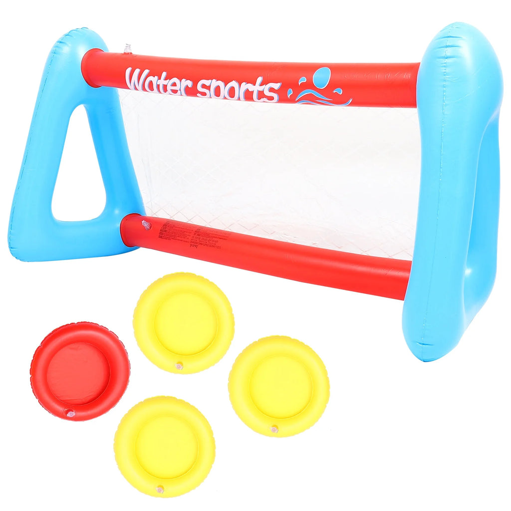 Inflatable Pool Float Set with Volleyball Net and Volleyballs U66111