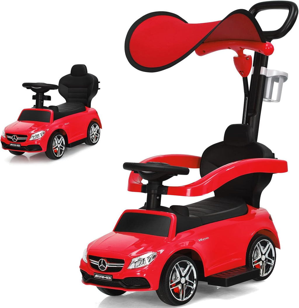 Red 3 in 1 Ride On Car with Canopy S98430