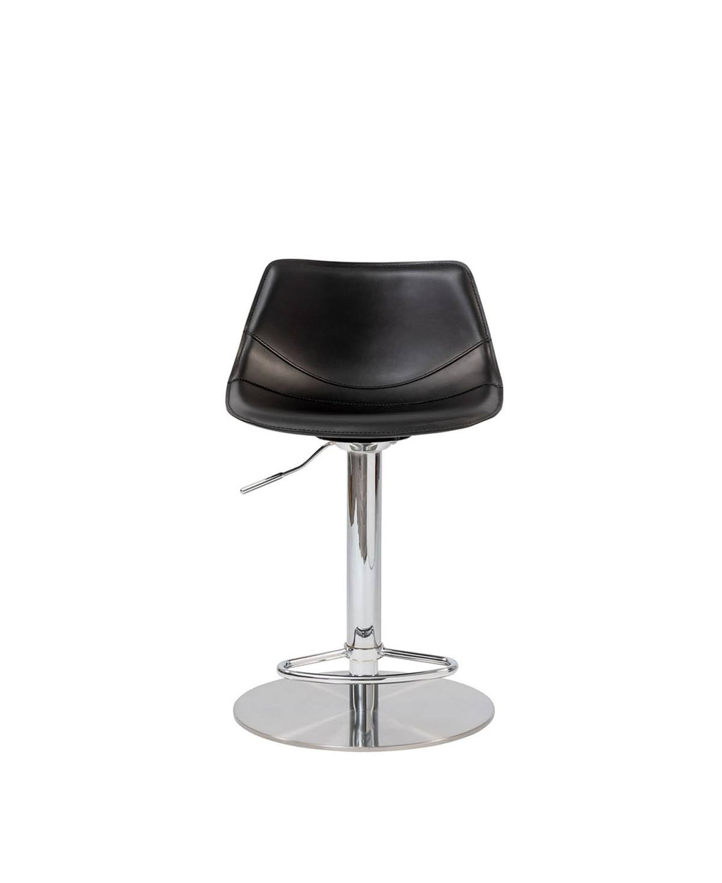 Black Adjustable Swivel Bar Stool U35148