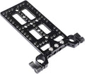 Battery Cheese Plate with 19mm Railblock for V Lock Mount Power Splitter Pack of 2 N513
