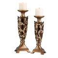 2 Piece Polyresin Candlestick Set W599672