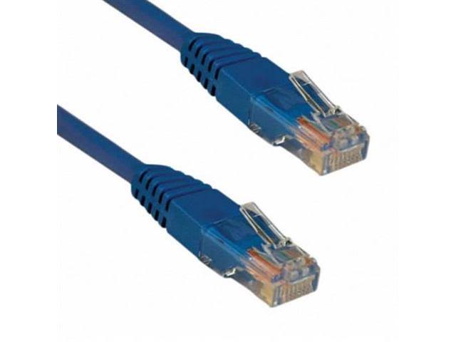 Cat5e 350MHz Molded Patch Cable RJ45 M-m Blue 7-ft. F50594