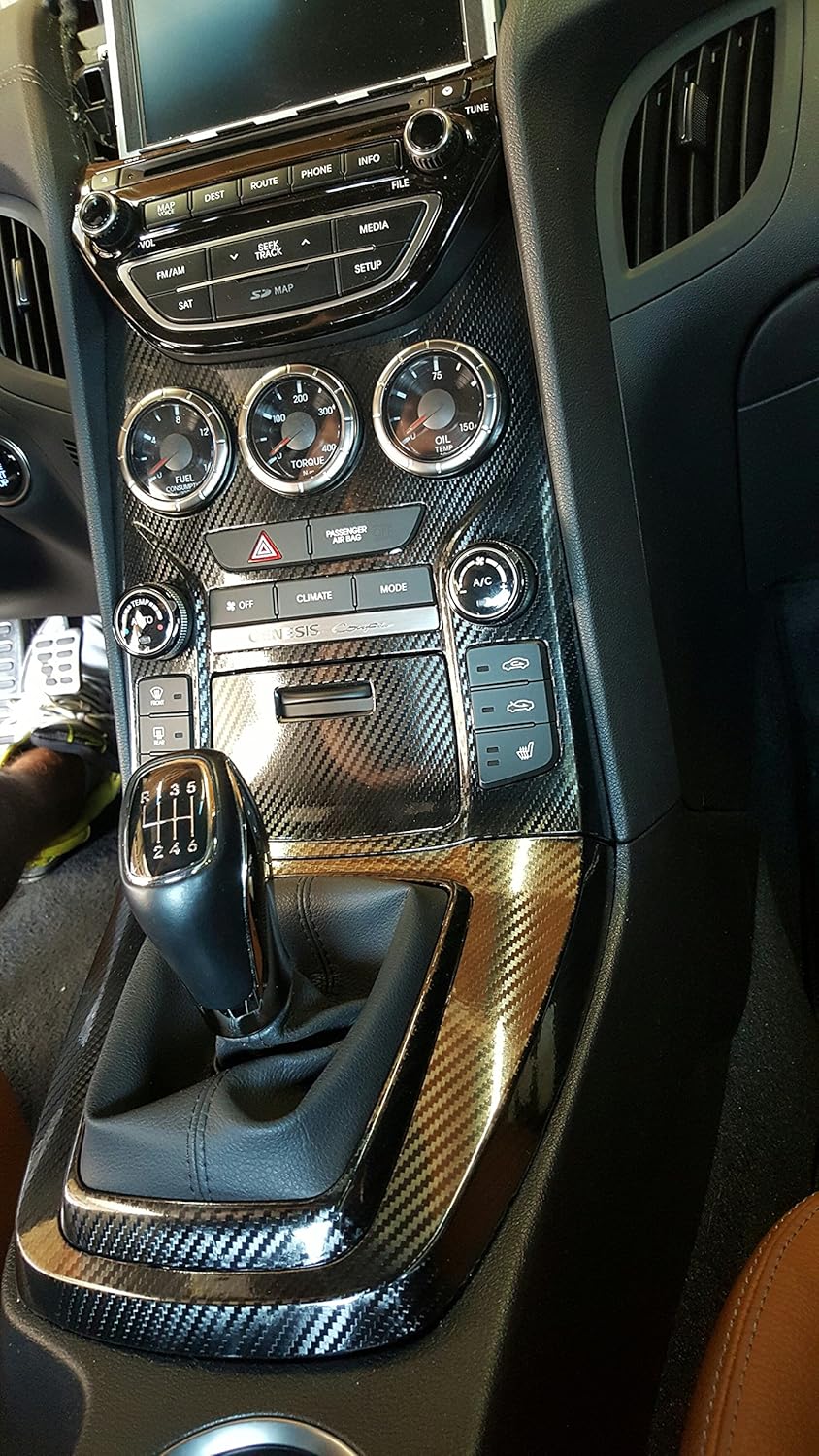 Black Carbon Fibre Vinyl Wrap Film (4ft x 5ft) Q933