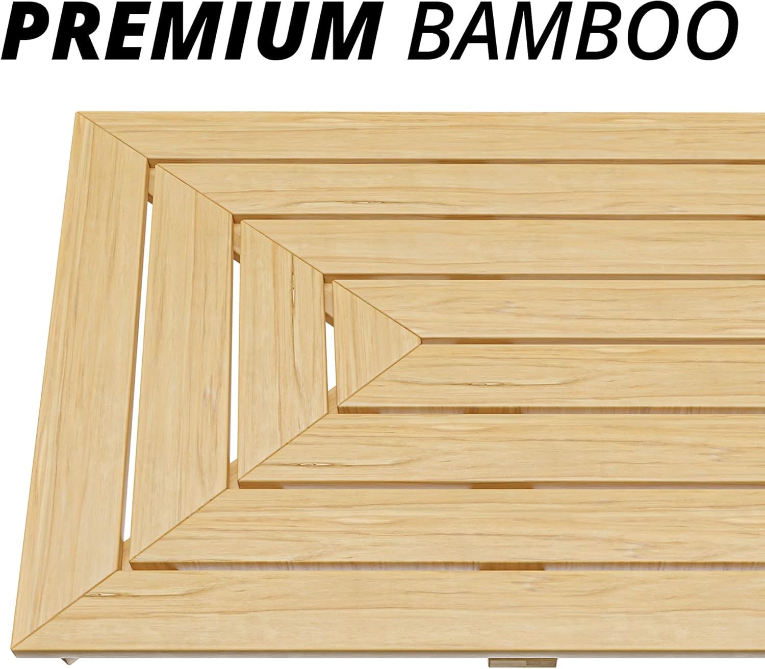 Large Bamboo Bath Mat Pack of 2 P8477