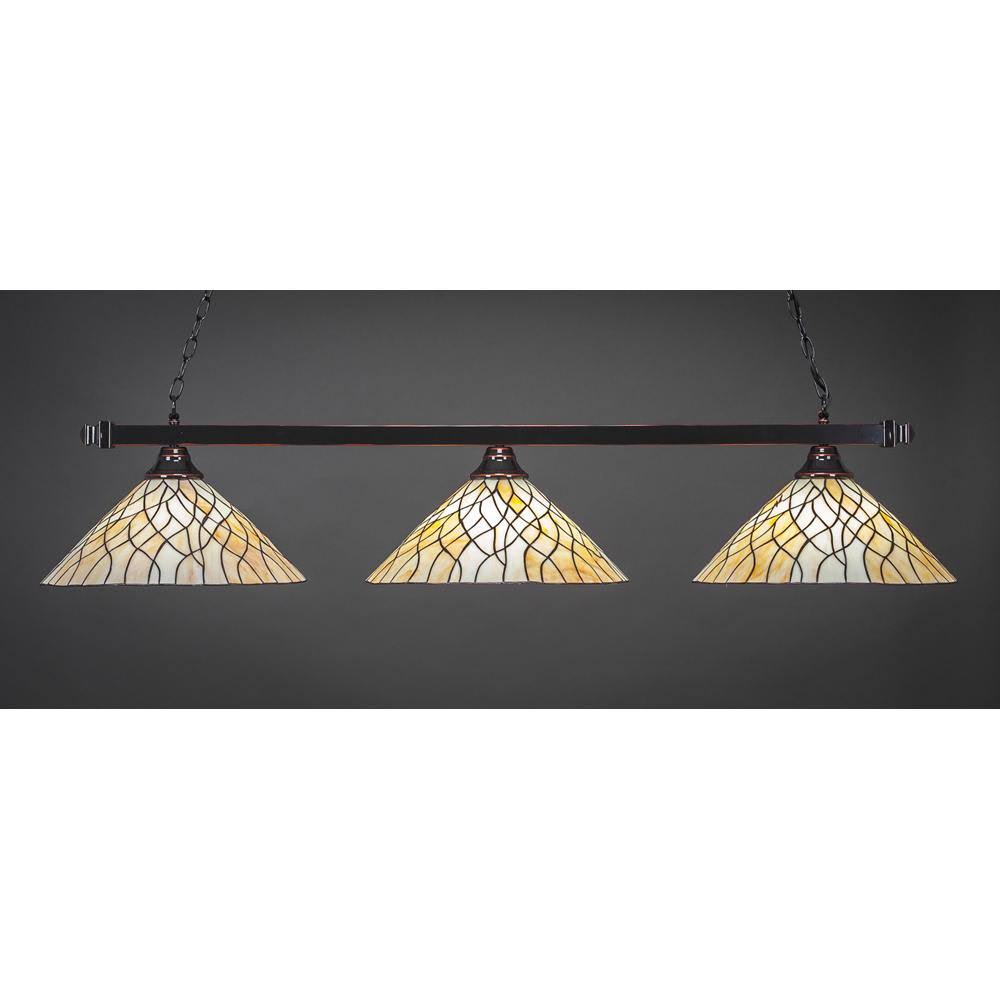 Three Light Billiard with Glass I3794