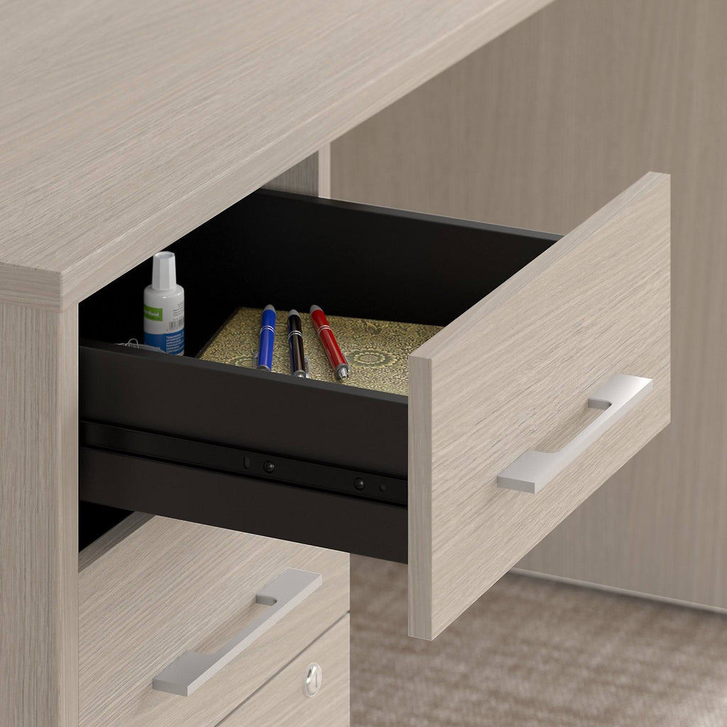 Modern Hickory 3-Drawer File Cabinet R285