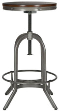 Swivel Stool Burnt Oak T26428