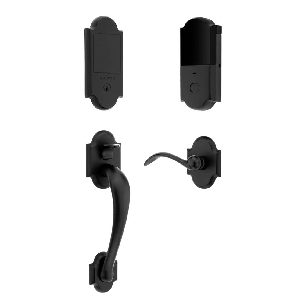 Satin Black Dummy Handleset E889