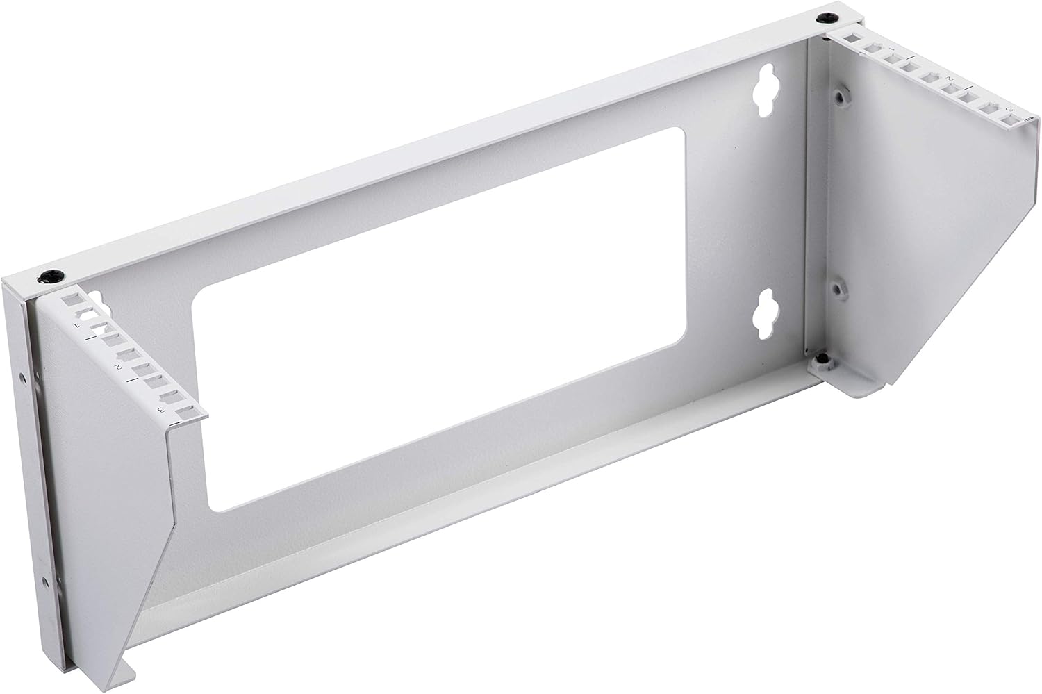19 Inch Steel Vertical Rack and Wall Mountable Server Rack Mount (Black-3U) Pack of 2 U178