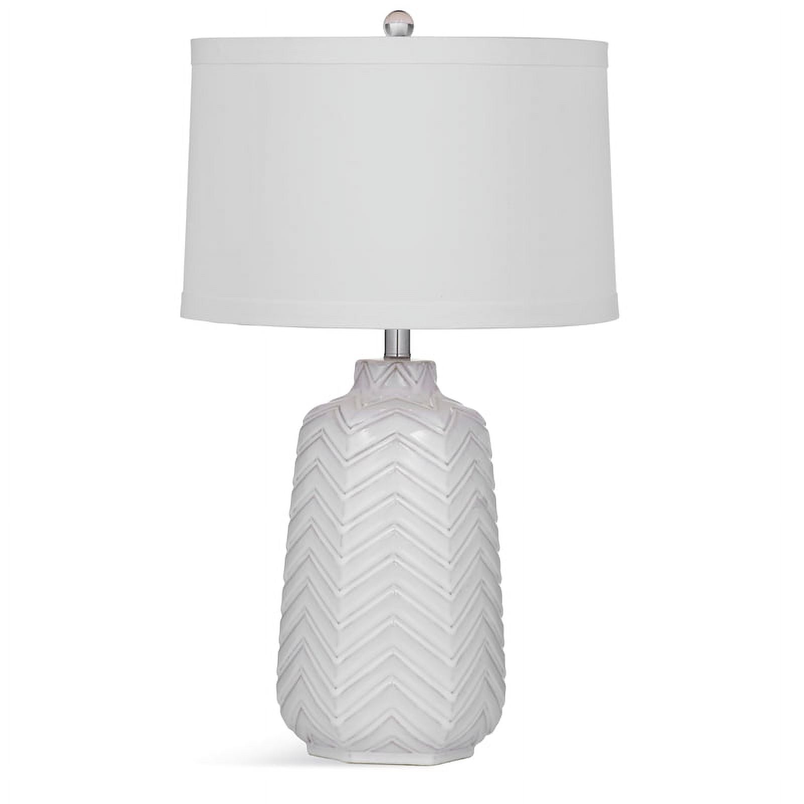 White Ceramic Table Lamp Z826