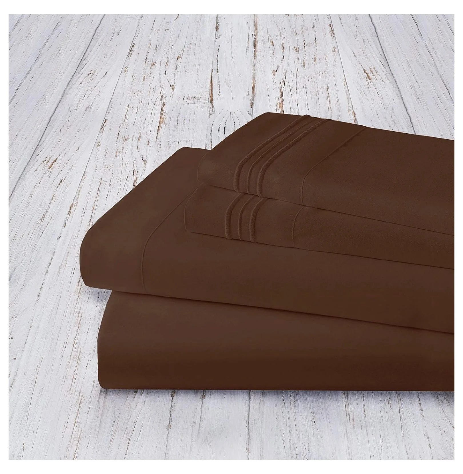 King 4 Piece Sheet Set with Pillowcases, Deep Pocket E40617