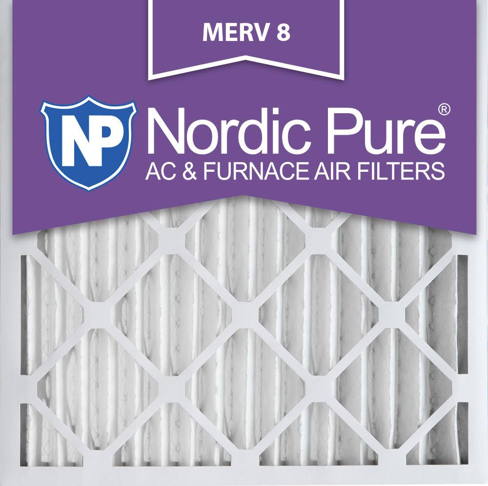 18x18x2 Pleated MERV 8 AC Furnace Air Filters Qty 12 I473433