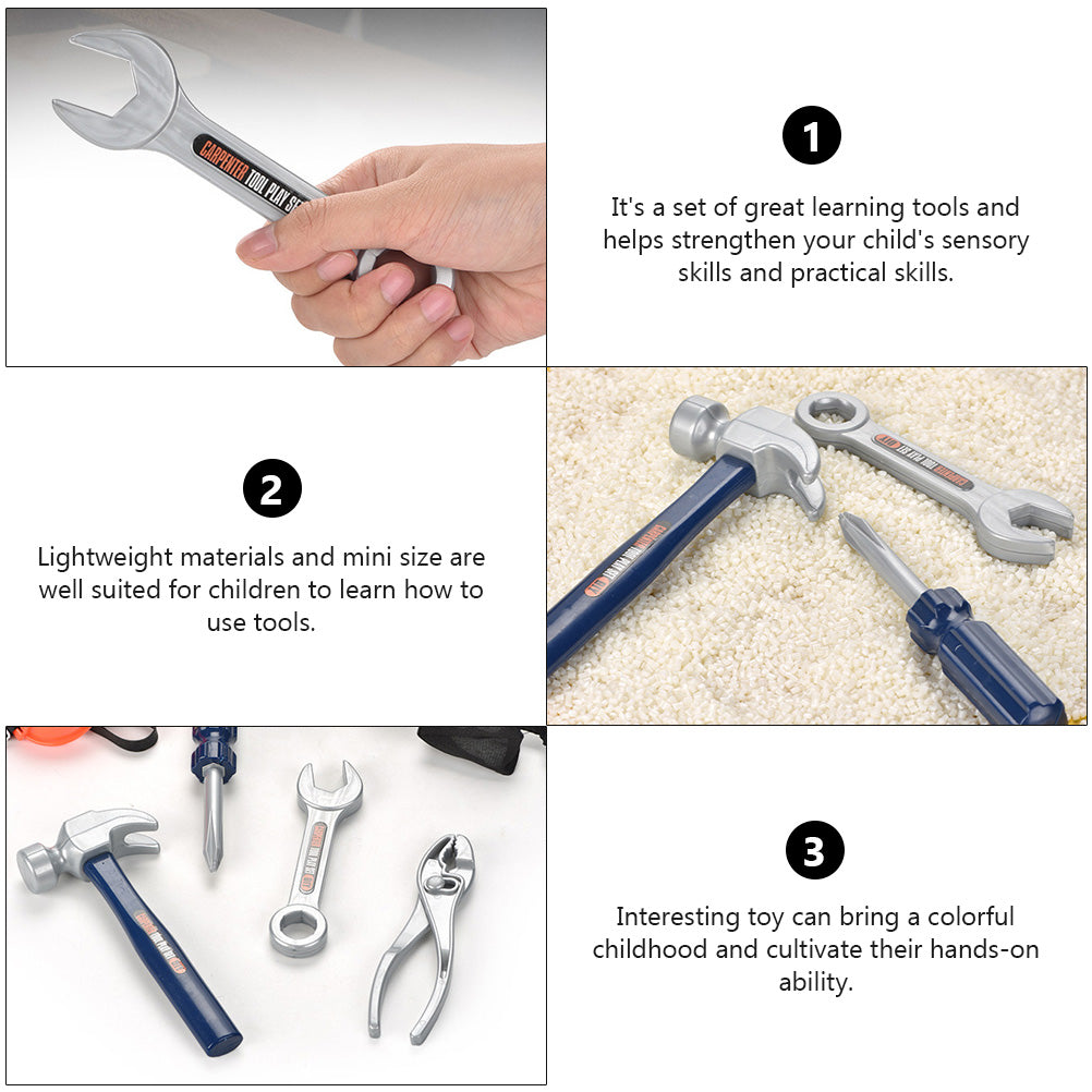 1 Set of 6PCS Kids Play House Toy Simulation Repair Tool DIY Toy X11258
