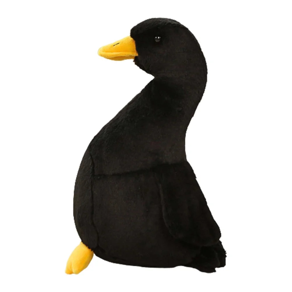 Black 30cm Duck Plush Doll Stuffed Toy Q817