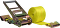 4" x 30' x 15,000 lbs Ratchet Tie Downs with Flat Hooks F6224
