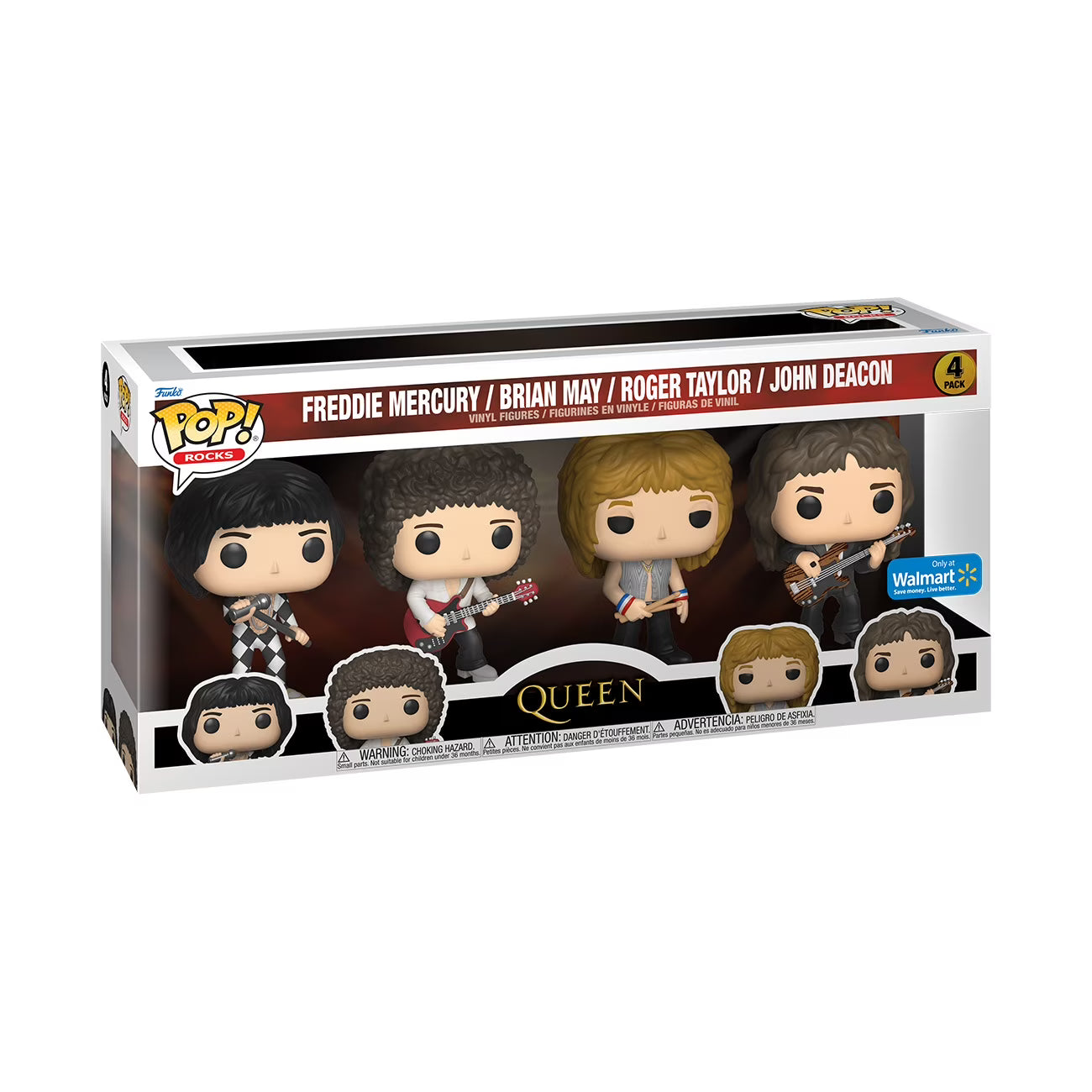 Queen 4PK Vinyl Figure J824