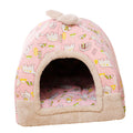 Pink Cat Tent Cave Bed with Inner Cushion L1501