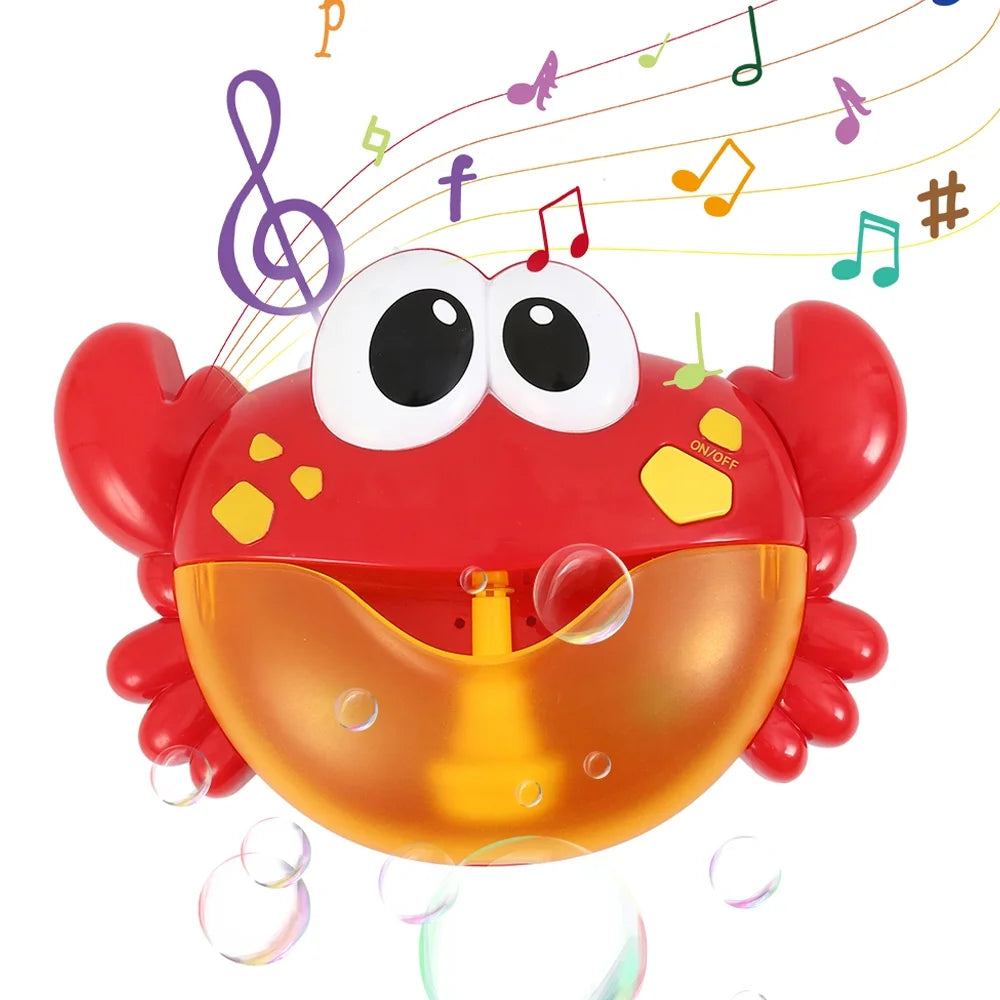 Red Plastic Crab Bubble Machine Baby Bath Toy Y143494
