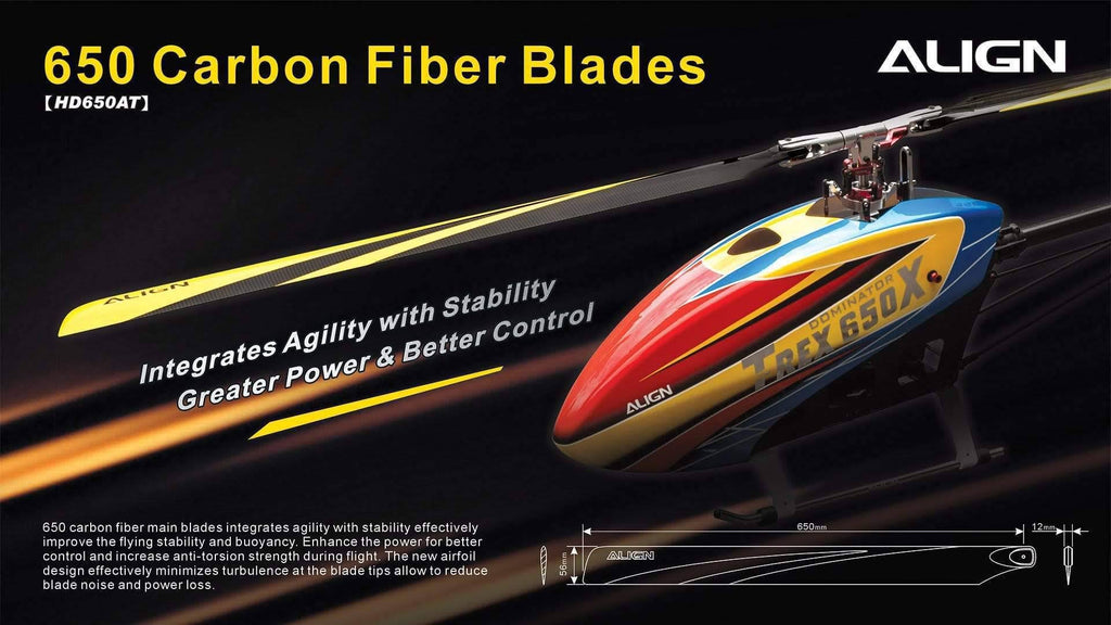 Carbon Fiber Blades Yellow I466