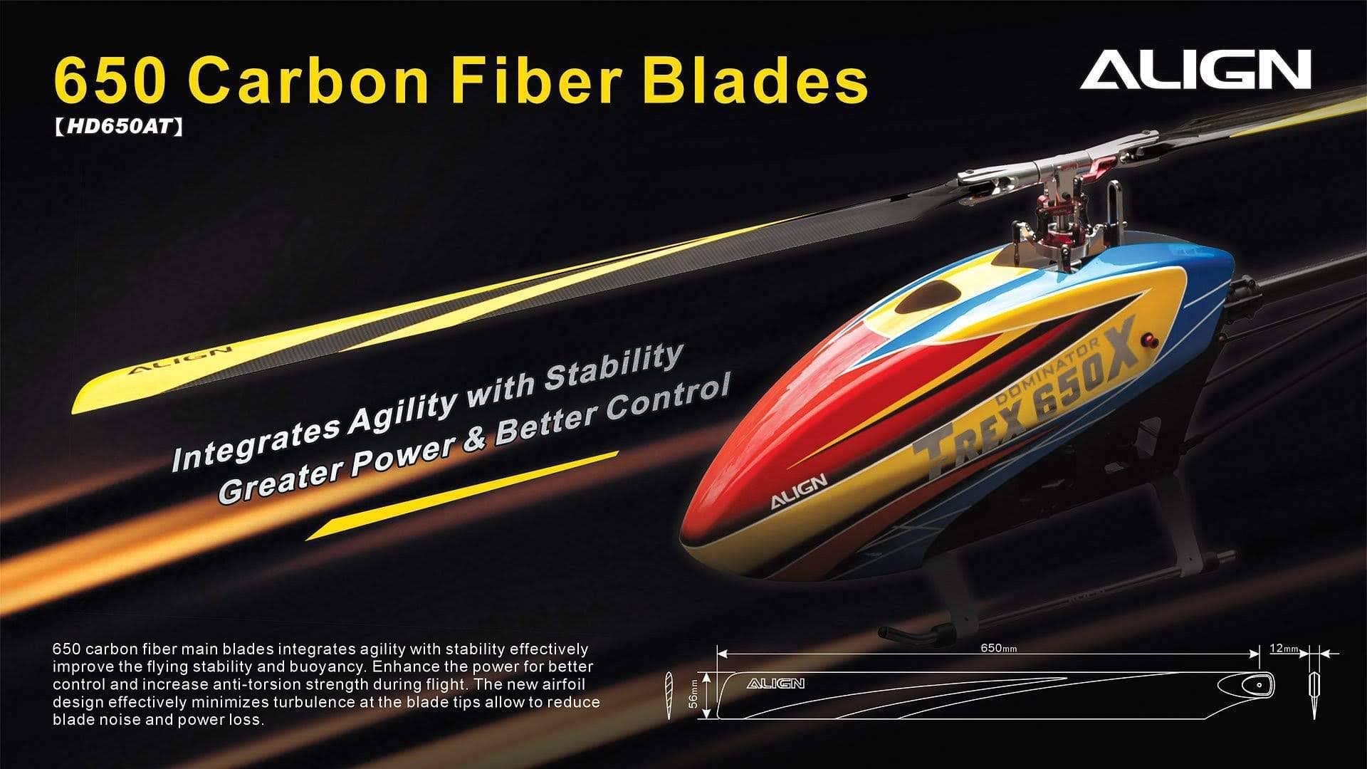 Carbon Fiber Blades Yellow I466