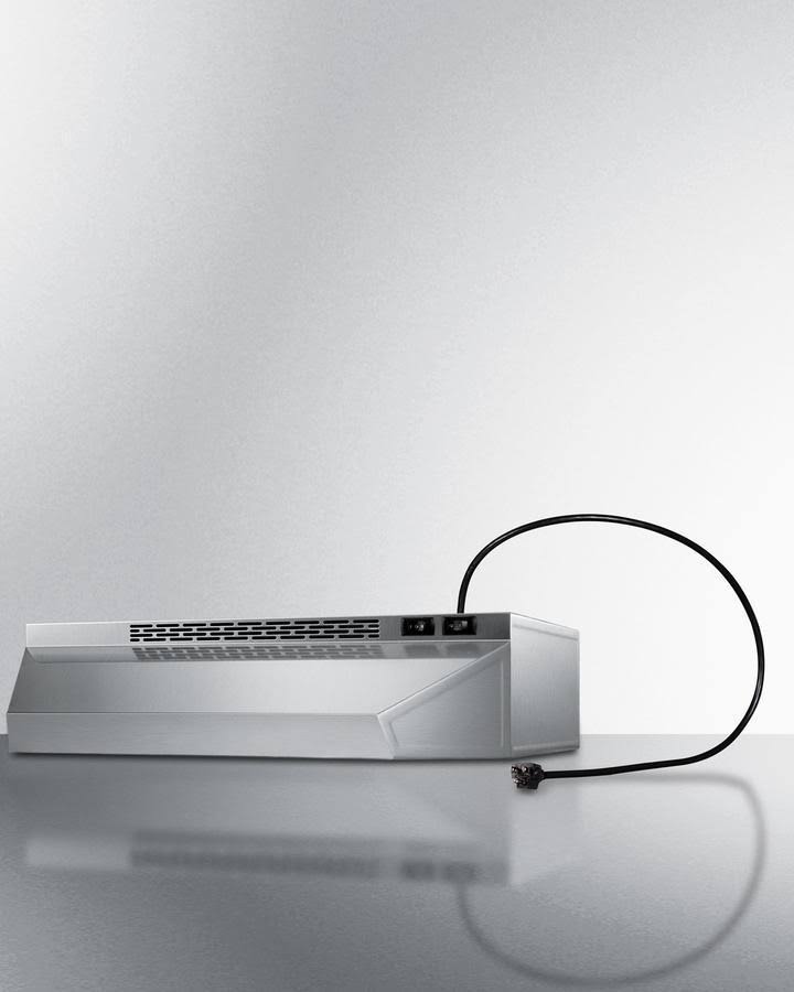 24 in. Under Cabinet Convertible Range Hood with Plug, Stainless Steel A83184