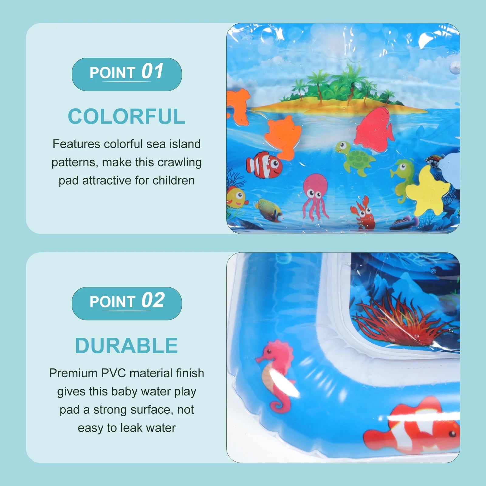 Inflatable PVC Baby Crawling Play Mat Q8908