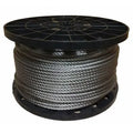 1/4 inch Stainless Steel Aircraft Cable Wire Rope 7x19 Type 316 (900 Feet) R594