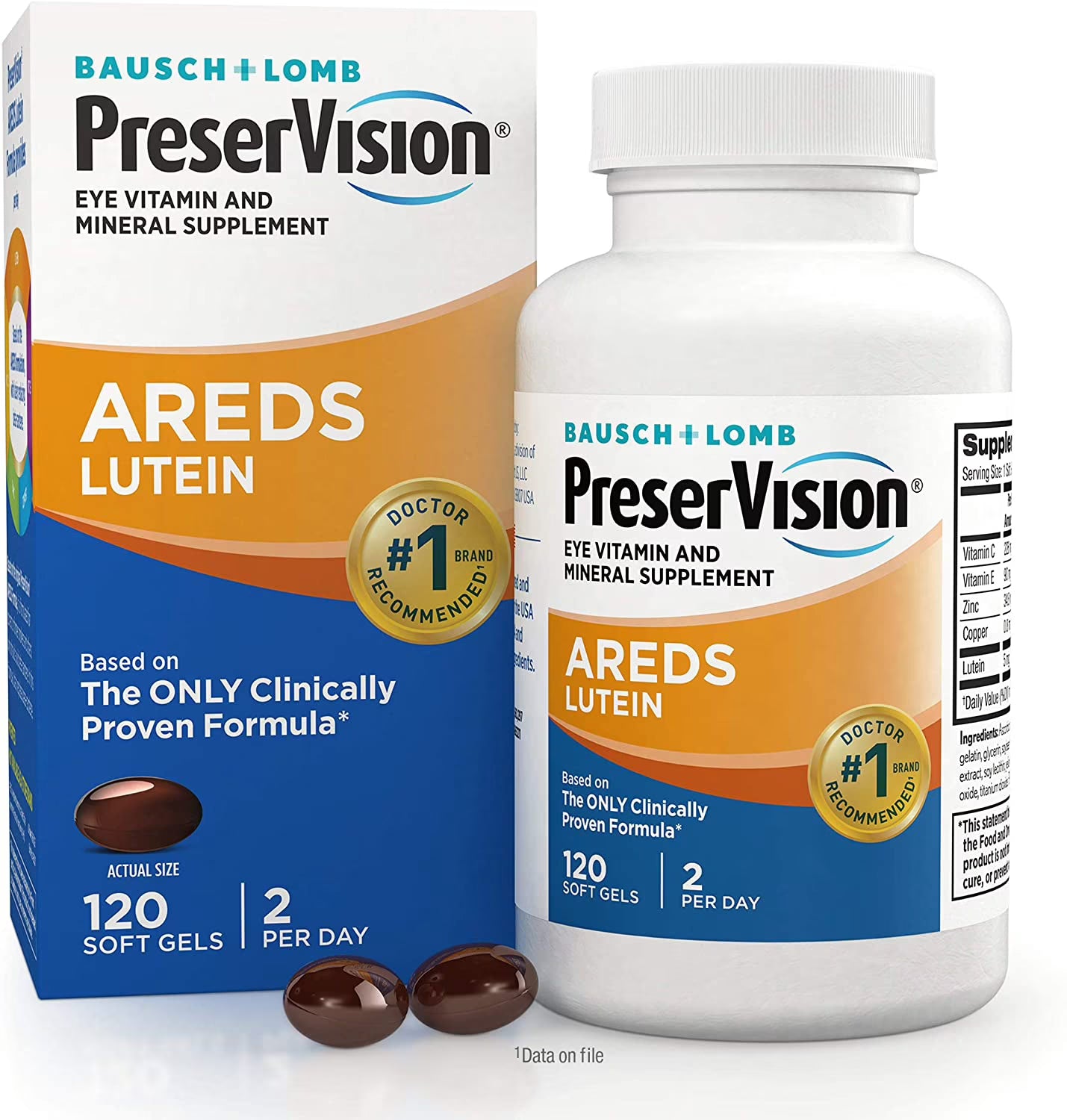 120 Ct Eye Vitamin & Mineral Supplement S78549