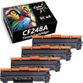 4-Pack Black Toner Cartridge for HP 48A Printer T45914