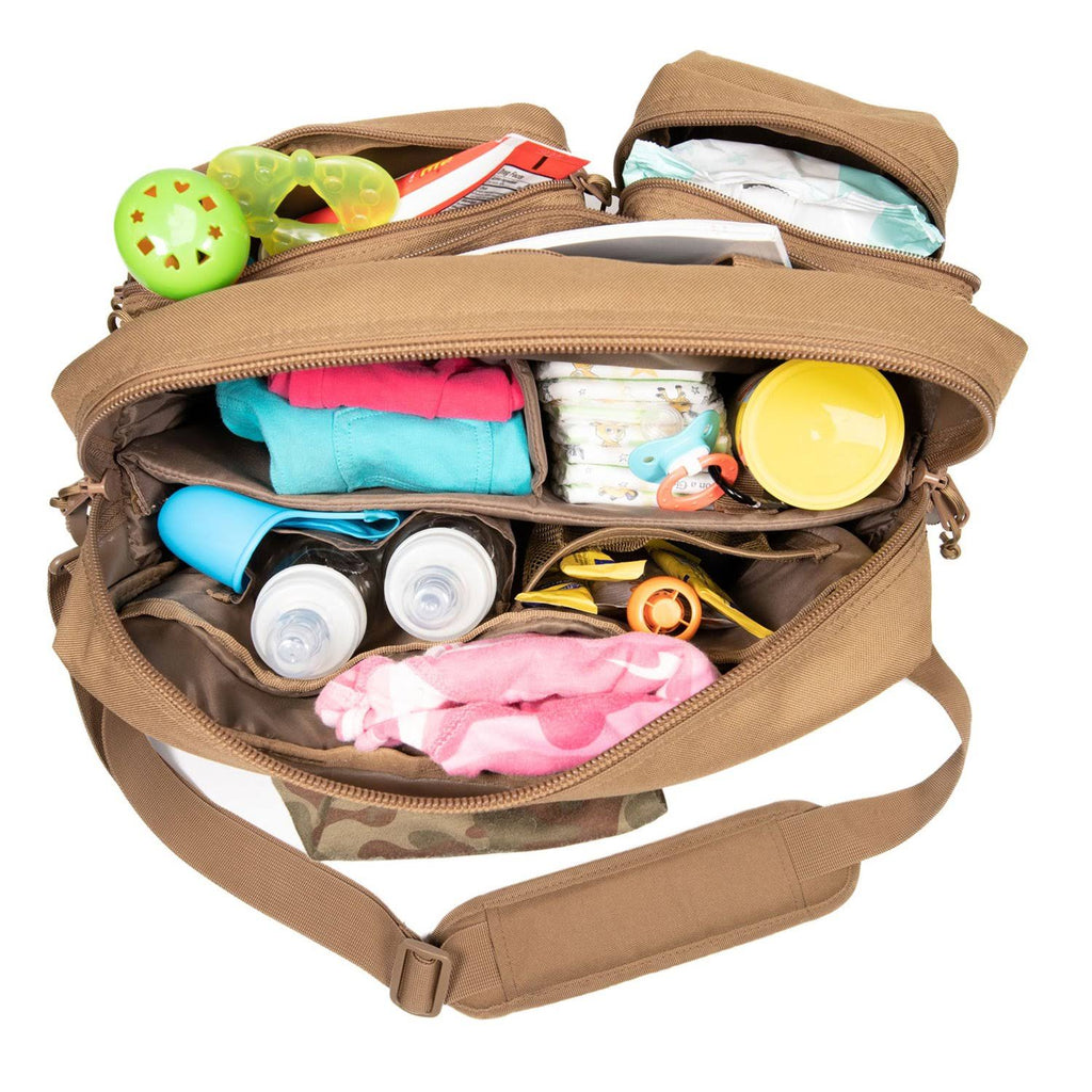 Coyote Brown Diaper Bag with Changing Mat G774