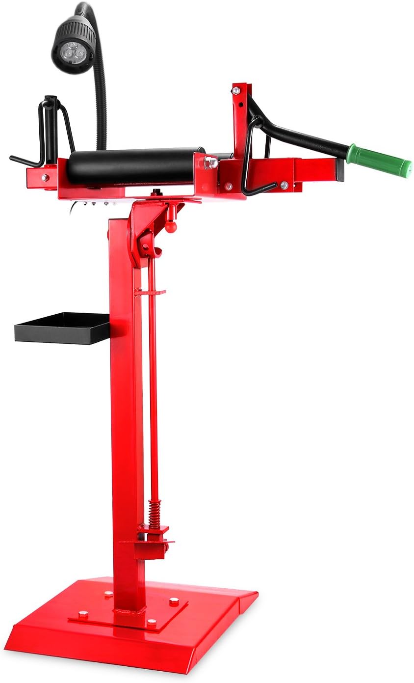 Manual Tire Spreader with Stand Adjustable LED Light Tool X362