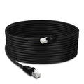 Cat6 Outdoor Ethernet Cable 150ft 23AWG Pure Copper FTP LLDPE Waterproof Direct Burial UV Resistant L26954
