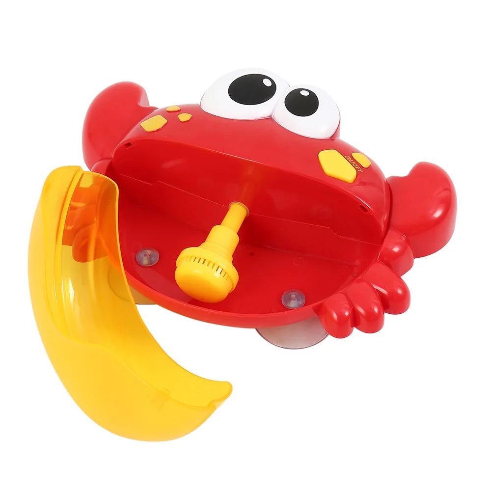 Red Plastic Crab Bubble Machine Baby Bath Toy Y143494