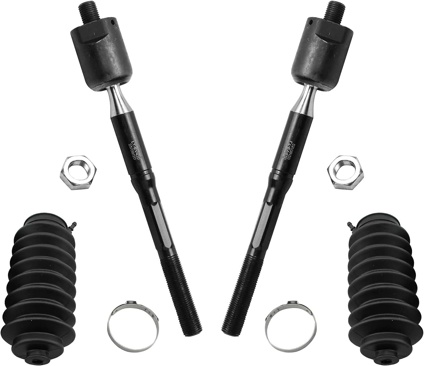 Front Lower Control Arms with Ball Joint Sway Bar Tie Rods with Boot H3318