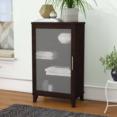 Mocha Cherry Accent Cabinet N23090