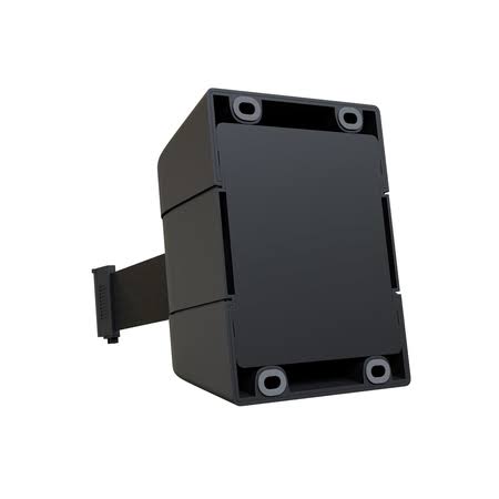 Black Plastic 25ft Fixed Wall Mount Belt V10433